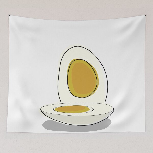 Item preview, Minimalist half eggs designed and sold by anycolorart.