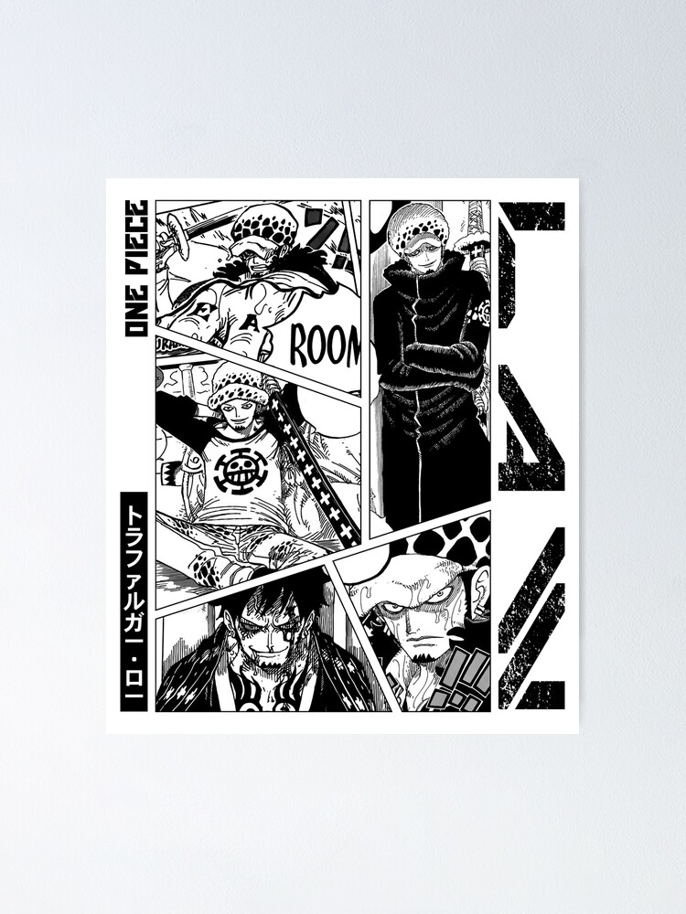 Queen - One Piece Manga Panel black version Sticker for Sale by Geonime