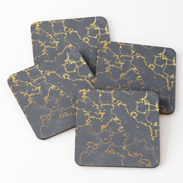 Item preview, Powder Blue and Gold Print designed and sold by BakaDoodles.
