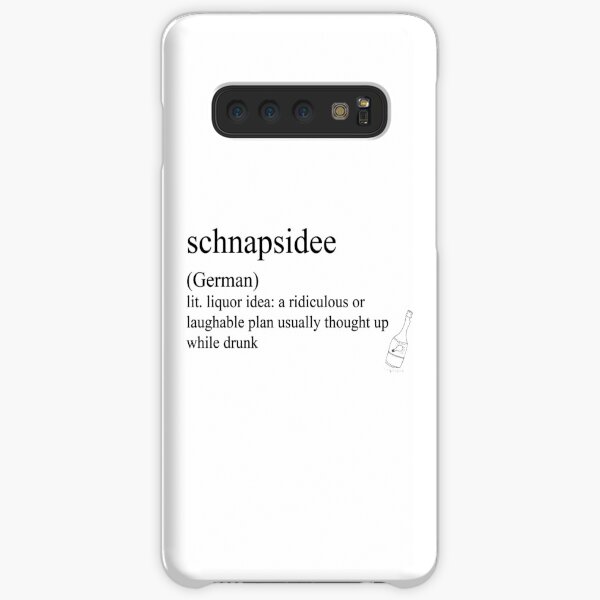 schnapsidee (German) statemant tees & accessories Samsung Galaxy Snap Case