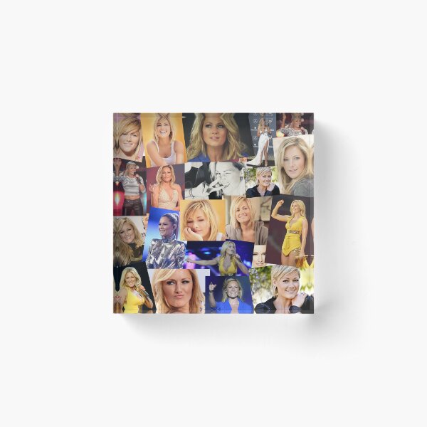 Item preview, Helene Fischer German Singer Photo Collage Pattern  designed and sold by CollageHeaven.