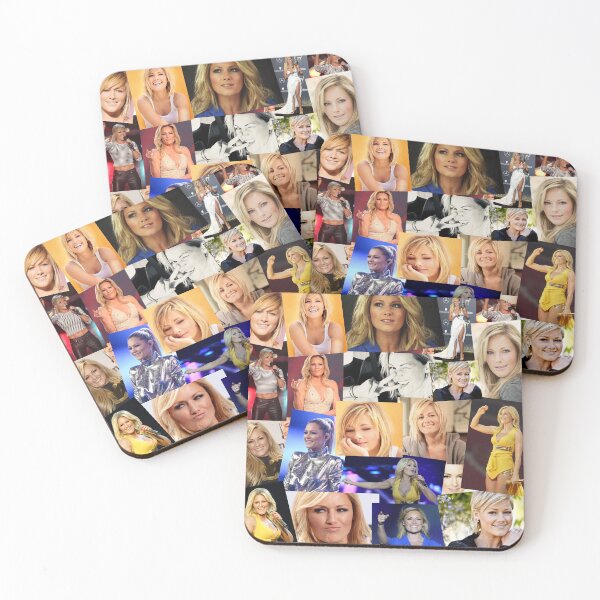 Item preview, Helene Fischer German Singer Photo Collage Pattern  designed and sold by CollageHeaven.