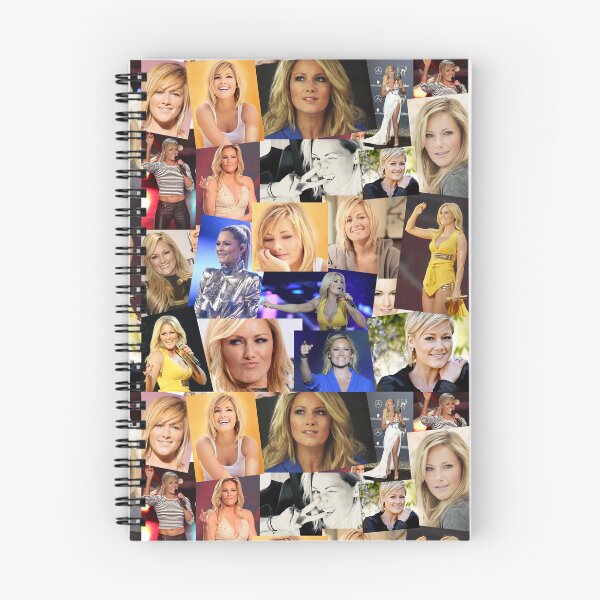 Item preview, Helene Fischer German Singer Photo Collage Pattern  designed and sold by CollageHeaven.