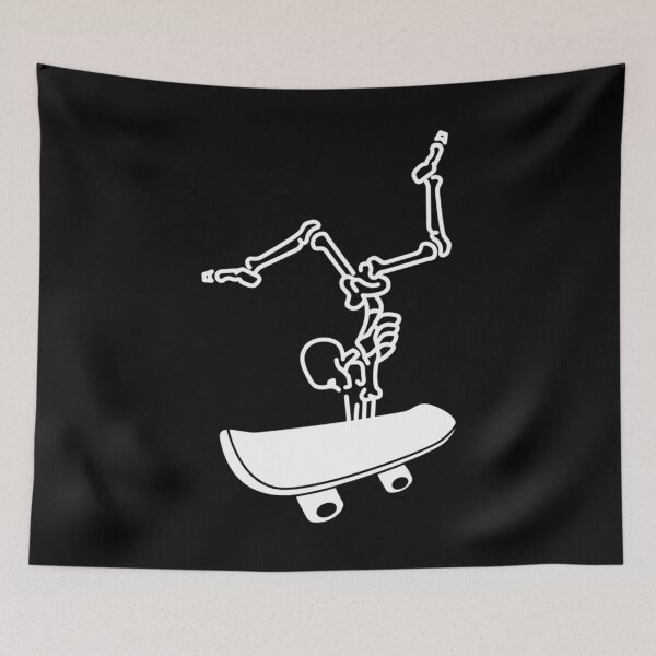 Item preview, Rad In Peace Skateboarding Skeleton Halloween Art designed and sold by Trendy-holland.
