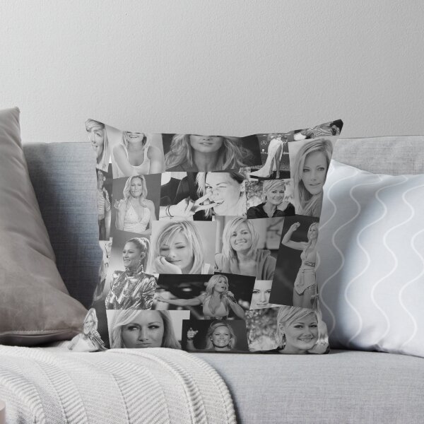 Item preview, Helene Fischer German Singer Black and White // Grayscale Photo Collage Pattern  designed and sold by CollageHeaven.
