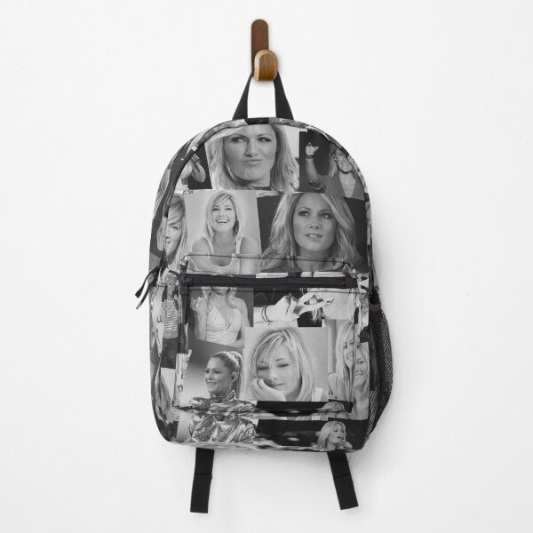 Item preview, Helene Fischer German Singer Black and White // Grayscale Photo Collage Pattern designed and sold by CollageHeaven.