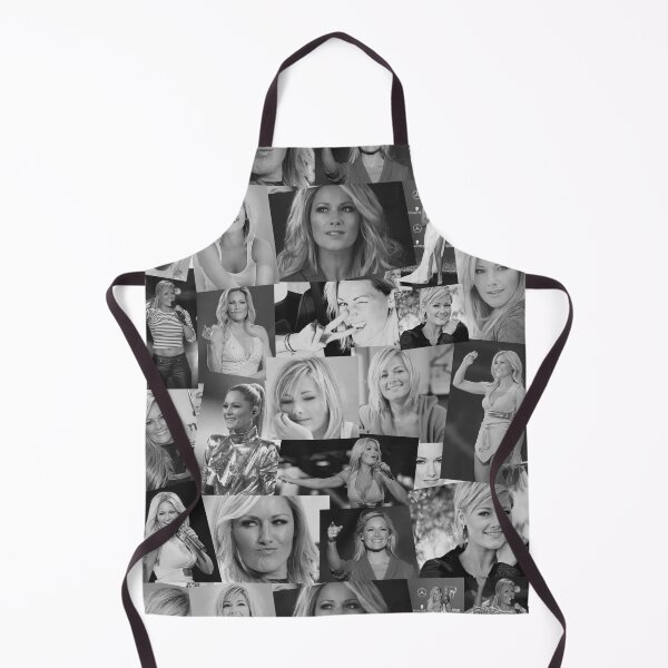 Item preview, Helene Fischer German Singer Black and White // Grayscale Photo Collage Pattern designed and sold by CollageHeaven.