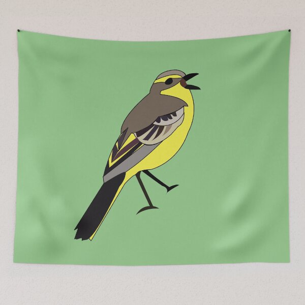 Item preview, Yellow Wagtail Bird designed and sold by Nisha Prabhu.