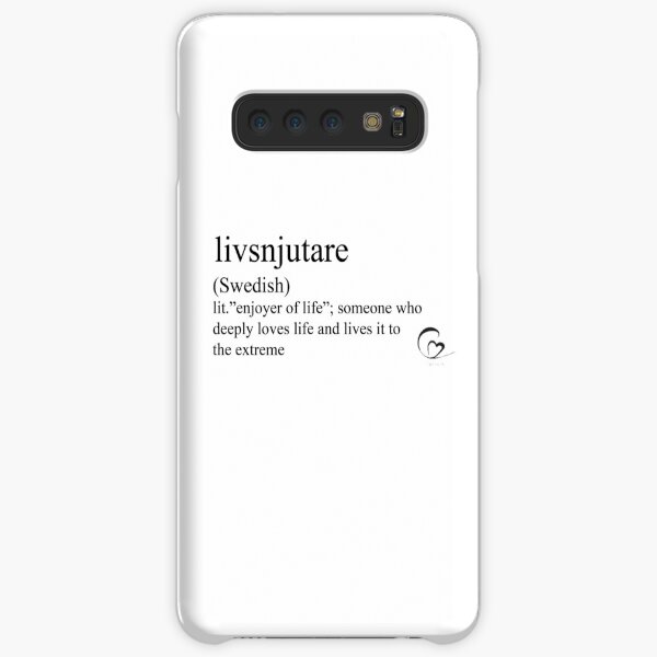 livsnjutare (Swedish) statement tees & accessories Samsung Galaxy Snap Case