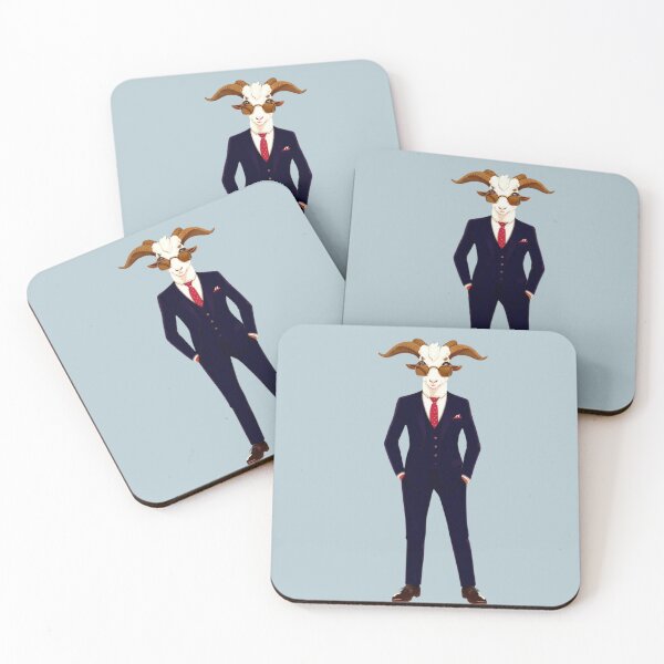 Item preview, Hipster Goat V2 designed and sold by HipsterAnimals.