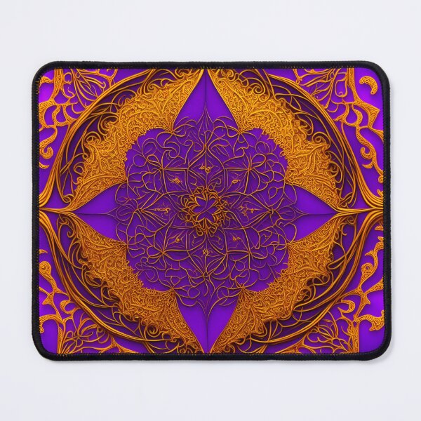 Item preview, Mandala Flower Gold Purple Pink  Mandala Purple Pink- Mandalas designed and sold by internlvisions.