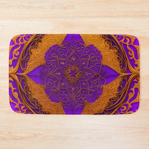 Item preview, Mandala Flower Gold Purple Pink  Mandala Purple Pink- Mandalas designed and sold by internlvisions.