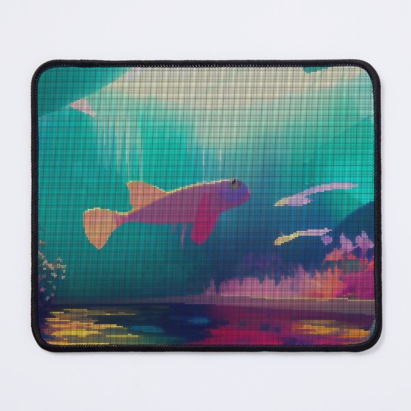 Item preview, Colorful Abstract Molly Fish 8-bit Pixel Art designed and sold by PixelDripped.