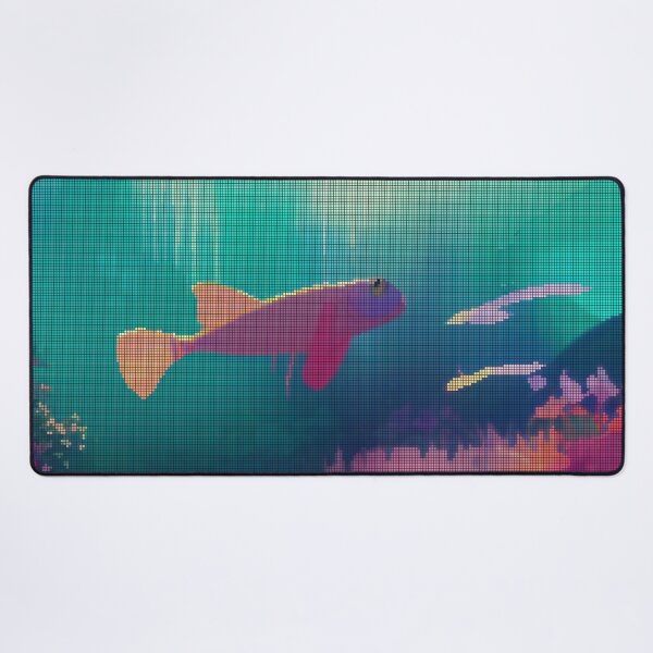 Item preview, Colorful Abstract Molly Fish 8-bit Pixel Art designed and sold by PixelDripped.