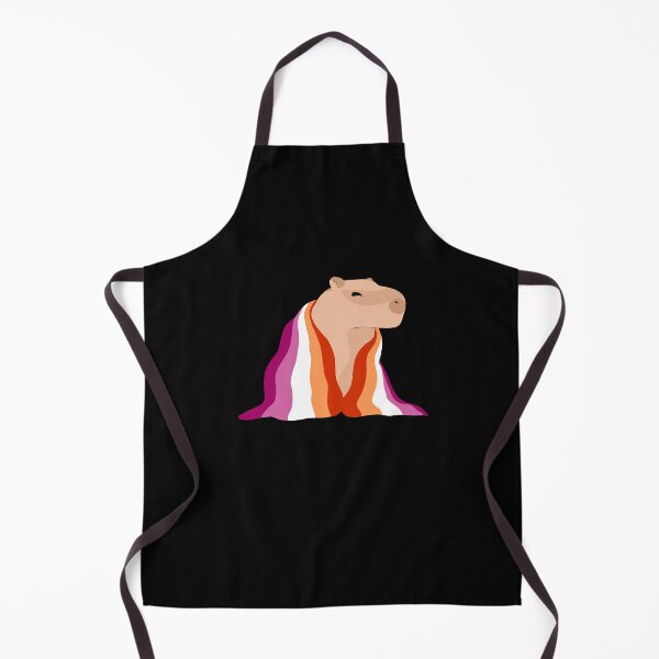 Item preview, lesbian pride capybara friend designed and sold by WizardsStokes88.