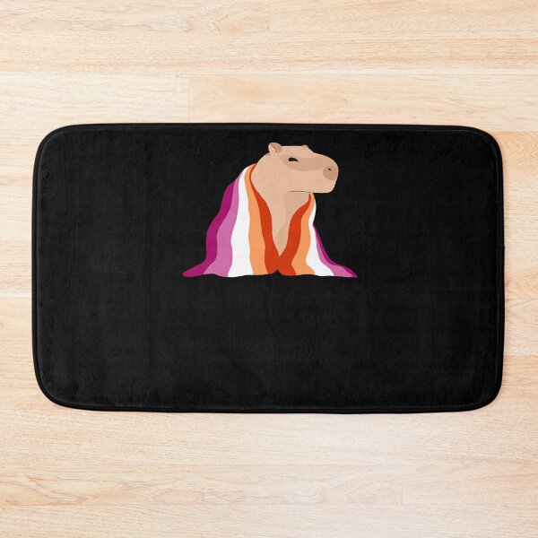 Item preview, lesbian pride capybara friend designed and sold by WizardsStokes88.