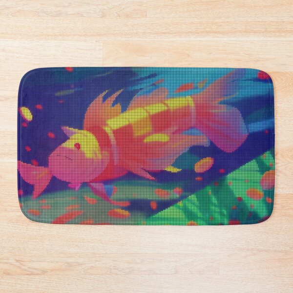 Item preview, Colorful Abstract Molly Fish 8-bit Pixel Art designed and sold by PixelDripped.