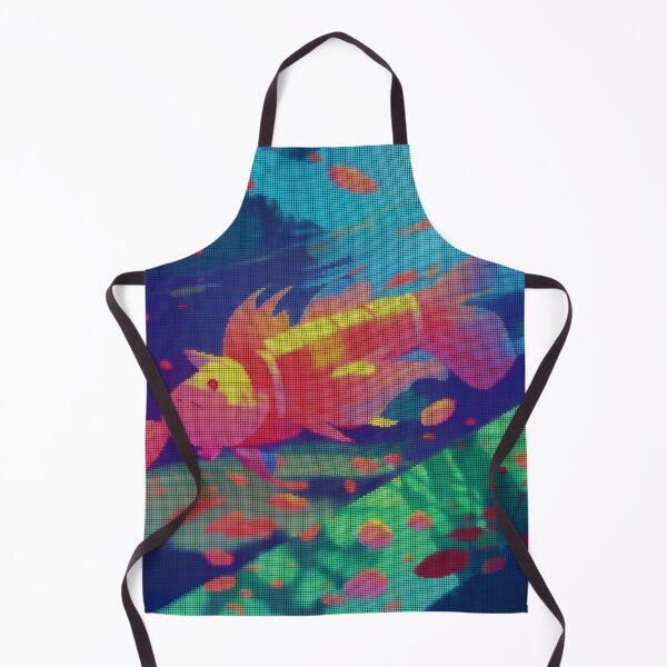 Item preview, Colorful Abstract Molly Fish 8-bit Pixel Art designed and sold by PixelDripped.