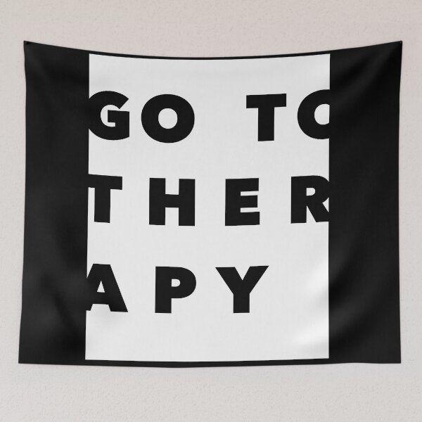 Item preview, Go To Therapy Block Text designed and sold by Not Lost Wanderer Design.