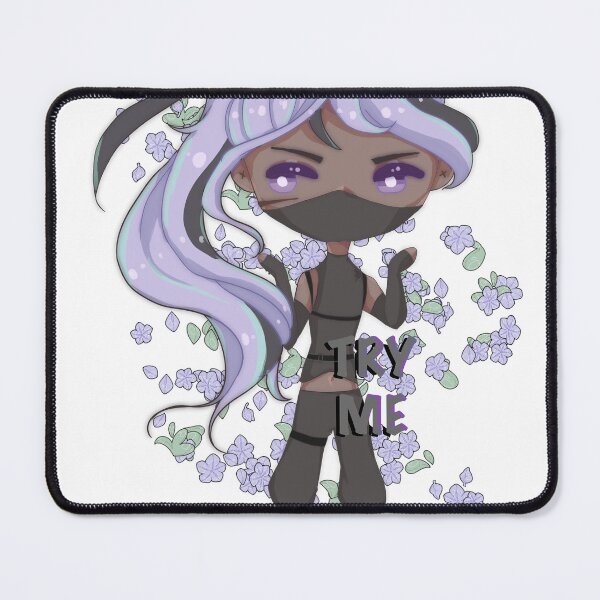 Item preview, Cute anime monster hunter chibi with scar and flowers (Oc Yuric) designed and sold by zanun.