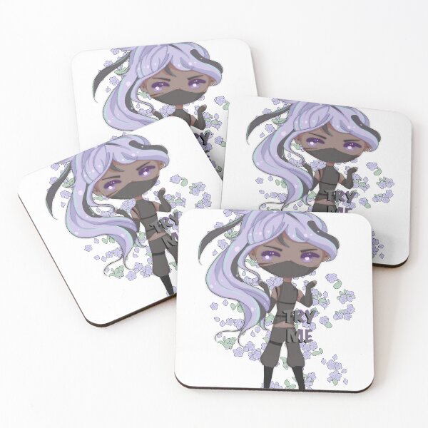 Item preview, Cute anime monster hunter chibi with scar and flowers (Oc Yuric) designed and sold by zanun.