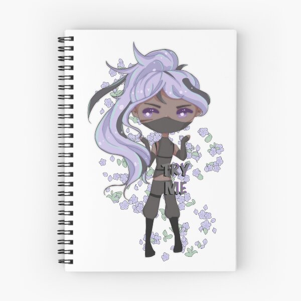 Item preview, Cute anime monster hunter chibi with scar and flowers (Oc Yuric) designed and sold by zanun.