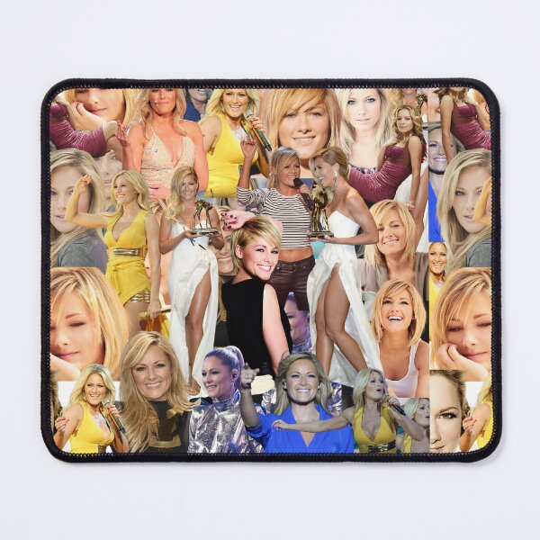 Artikelvorschau, Helene Fischer, deutsche Sängerin, abstraktes Collage-Muster entworfen und verkauft von CollageHeaven.