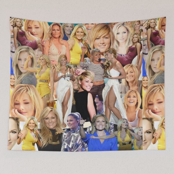 Item preview, Helene Fischer German Singer Abstract Collage Pattern  designed and sold by CollageHeaven.