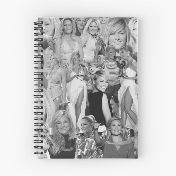 Item preview, Helene Fischer German Singer Black and White Abstract Collage Pattern  designed and sold by CollageHeaven.