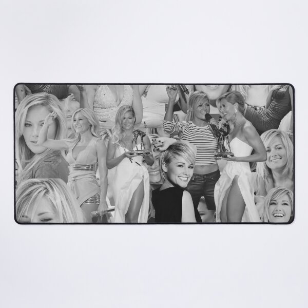 Item preview, Helene Fischer German Singer Black and White Abstract Collage Pattern  designed and sold by CollageHeaven.