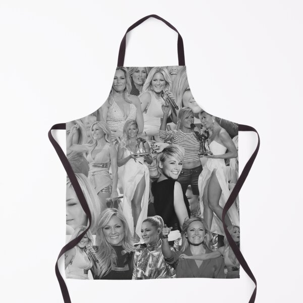 Item preview, Helene Fischer German Singer Black and White Abstract Collage Pattern designed and sold by CollageHeaven.