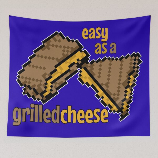Item preview, Easy as a Grilled Cheese Pixel Art Design - Deliciously Simple designed and sold by Fun Funky Designs.