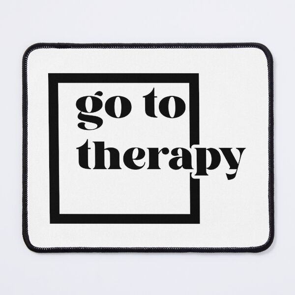 Item preview, Go To Therapy Box Lowercase designed and sold by Not Lost Wanderer Design.