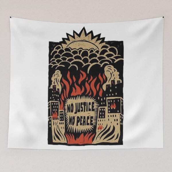 Item preview, No Justice No Peace Print 2023 designed and sold by Geraldineromero.