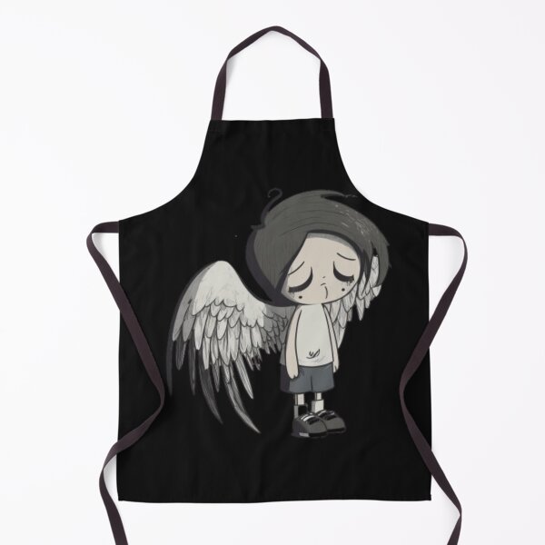 Item preview, KAWAII SAD ANGEL BOY designed and sold by CRAZY&ART.