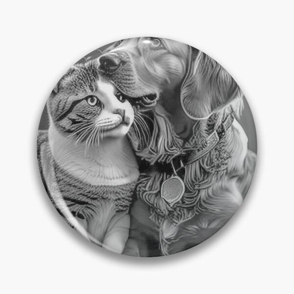 Item preview, A cat with e dog designed and sold by Chancedazur.