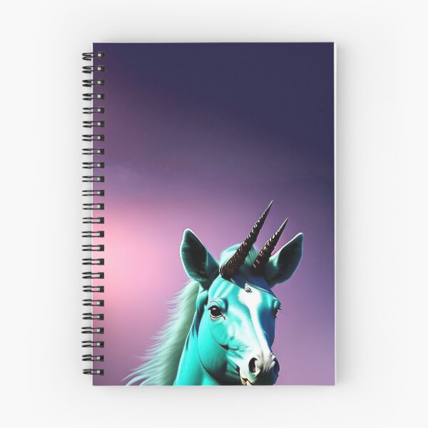 Aperçu de l'œuvre licorne verte sur fond mauve créée et vendue par Chancedazur.