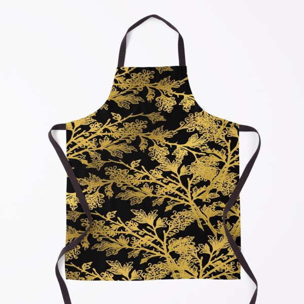 Item preview, Gold Leaf pattern on Black designed and sold by calibrit.