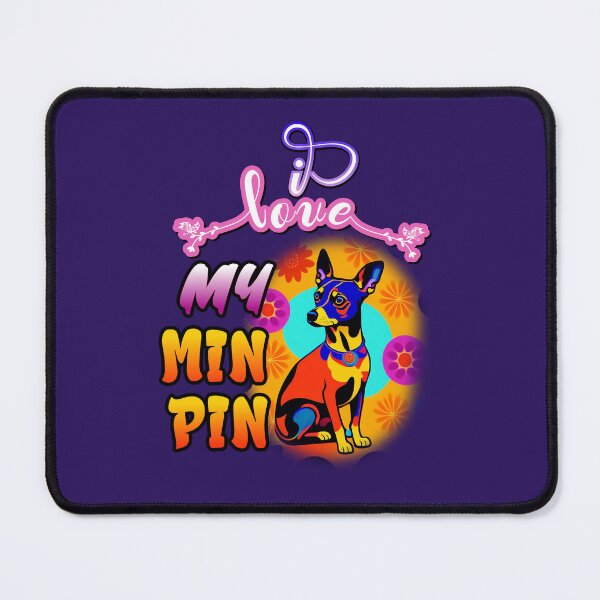 Item preview, I Love My Min Pin designed and sold by FrescoDesign.
