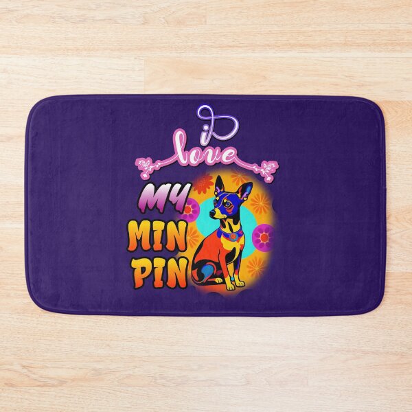 Item preview, I Love My Min Pin designed and sold by FrescoDesign.