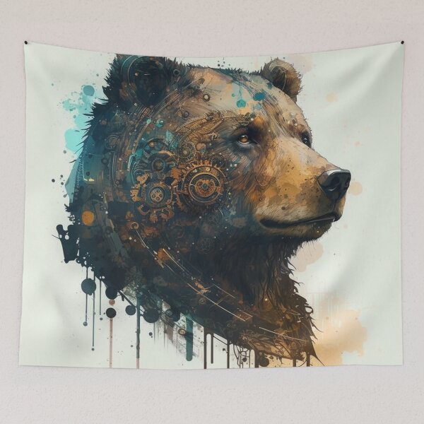 Item preview, Steampunk Animals - Mechanical Bears #5 designed and sold by MindAsylum.