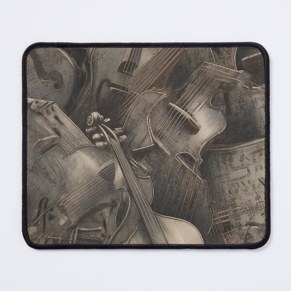 Aperçu de l'œuvre Eternal Harmony : Fusion des cordes classiques et de la photogravure créée et vendue par FormulaEden.