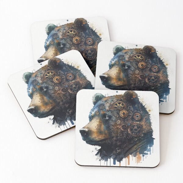 Item preview, Steampunk Animals - Mechanical Bears #3 designed and sold by MindAsylum.