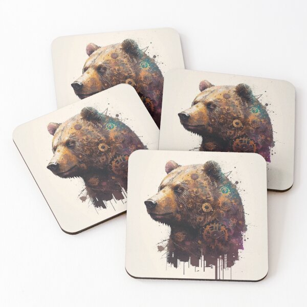 Item preview, Steampunk Animals - Mechanical Bears #2 designed and sold by MindAsylum.