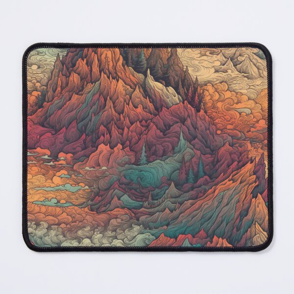 Item preview, Mountain retro pattern, Colorfull designed and sold by LJaco.