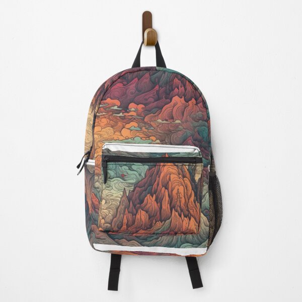Item preview, Mountain retro pattern, Colorfull designed and sold by LJaco.
