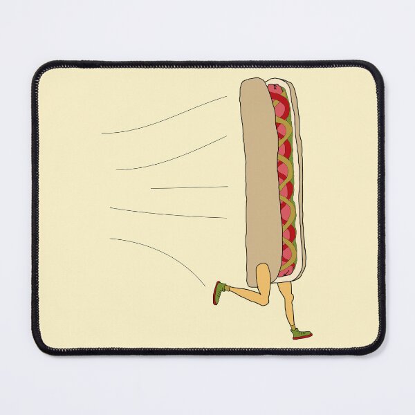 Item preview, Food lovers, Running hot dog designed and sold by Hypnotees.