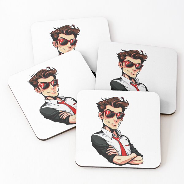 Item preview, Cool Cartoon Elegant Salesman designed and sold by Piotrek0001.
