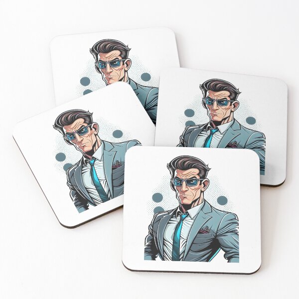 Item preview, Cool Cartoon Elegant Salesman designed and sold by Piotrek0001.