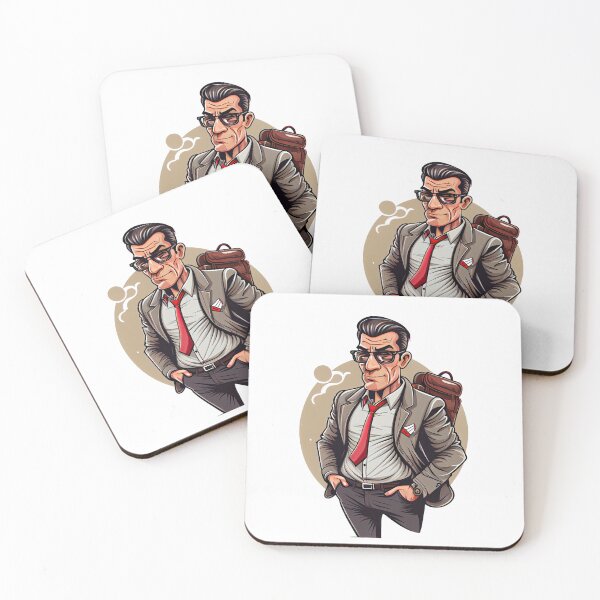 Item preview, Cool Cartoon Elegant Salesman designed and sold by Piotrek0001.